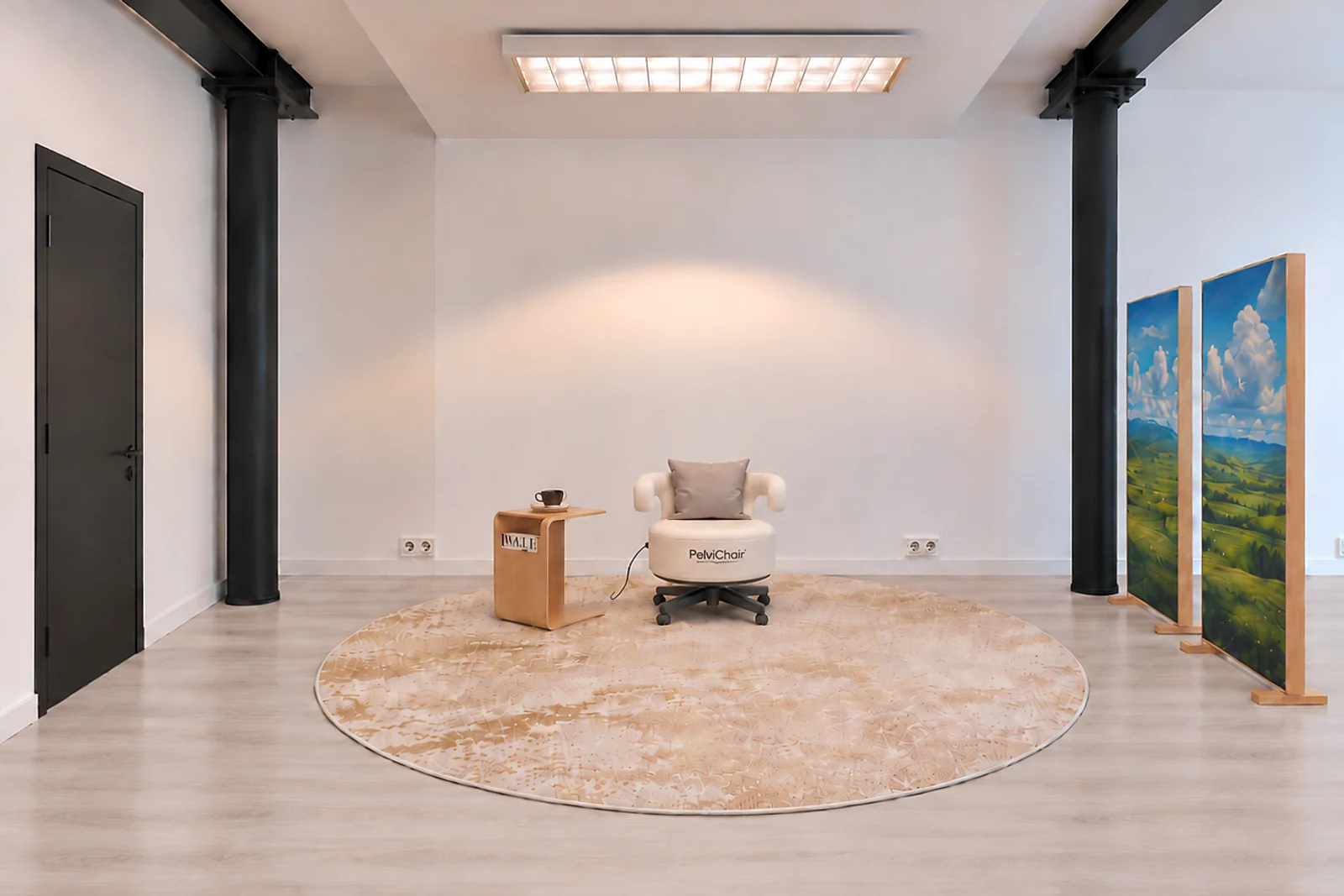 Pelvic floor chair in the treatment room